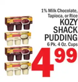 C Town KOZY SHACK PUDDING offer