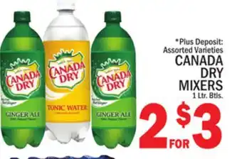 C Town CANADA DRY MIXERS offer