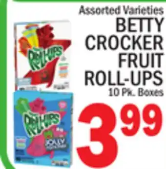 C Town BETTY CROCKER FRUIT ROLL-UPS offer