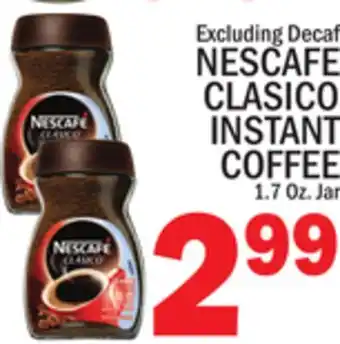 C Town NESCAFE CLASICO INSTANT COFFEE offer