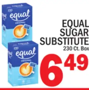 C Town EQUAL SUGAR SUBSTITUTE offer