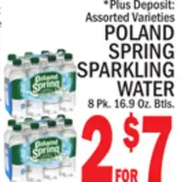 C Town POLAND SPRING SPARKLING WATER offer