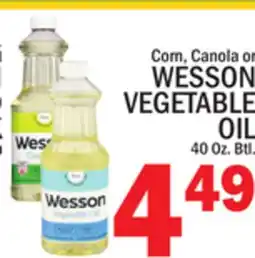 C Town WESSON VEGETABLE OIL offer