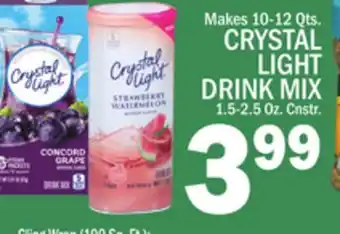 C Town CRYSTAL LIGHT DRINK MIX offer