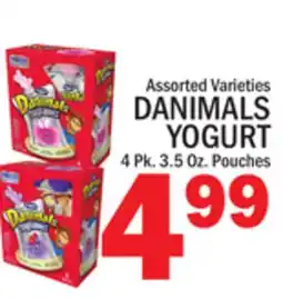 C Town DANIMALS YOGURT offer