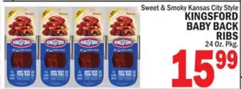 C Town KINGSFORD BABY BACK RIBS offer