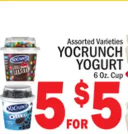 C Town YOCRUNCH YOGURT offer