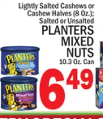 C Town PLANTERS MIXED NUTS offer