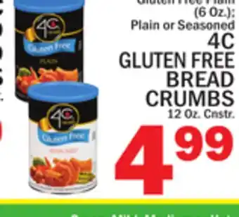 C Town 4C GLUTEN FREE BREAD CRUMBS 12 Oz. Cnstr offer