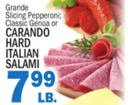 C Town CARANDO HARD ITALIAN SALAMI offer