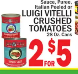 C Town LUIGI VITELLI CRUSHED TOMATOES offer