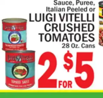 C Town LUIGI VITELLI CRUSHED TOMATOES offer