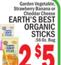 C Town EARTH'S BEST ORGANIC STICKS offer