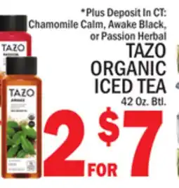 C Town TAZO ORGANIC ICED TEA offer