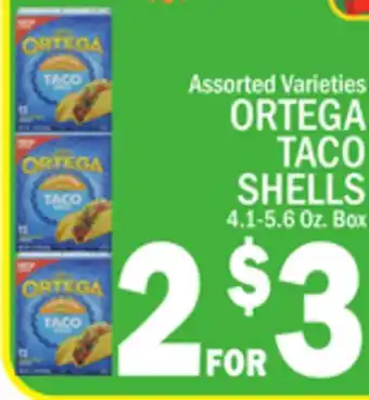 C Town ORTEGA TACO SHELLS offer