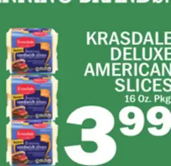 C Town KRASDALE DELUXE AMERICAN SLICES offer