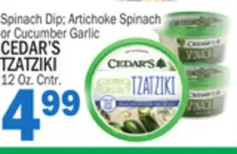 C Town CEDAR'S TZATZIKI offer