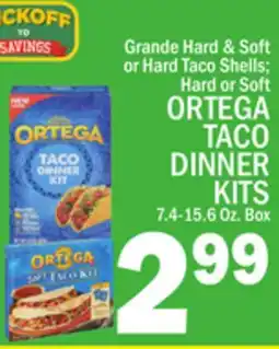 C Town ORTEGA TACO DINNER KITS offer