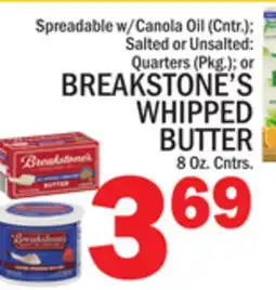 C Town BREAKSTONE'S WHIPPED BUTTER offer