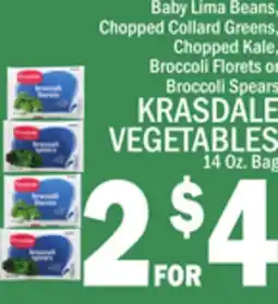 C Town KRASDALE VEGETABLES offer