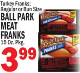 C Town BALL PARK MEAT FRANKS offer