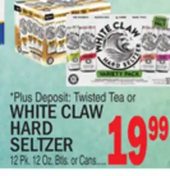 C Town WHITE CLAW HARD SELTZER offer