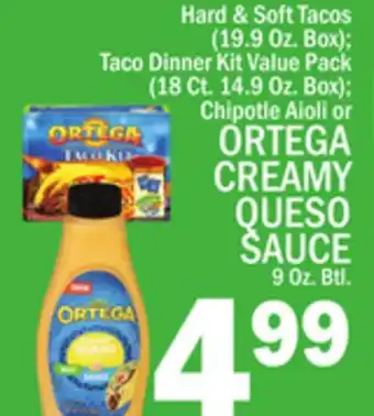 C Town ORTEGA CREAMY QUESO SAUCE offer