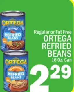 C Town ORTEGA REFRIED BEANS offer