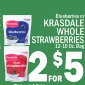 C Town KRASDALE WHOLE STRAWBERRIES offer