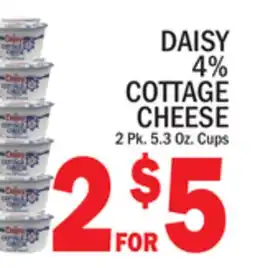 C Town DAISY 4% COTTAGE CHEESE offer