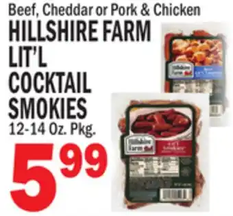 C Town HILLSHIRE FARM LIT'L COCKTAIL SMOKIES offer