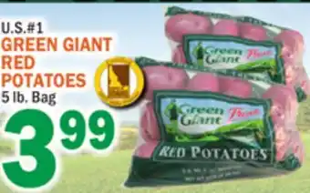 C Town GREEN GIANT RED POTATOES offer