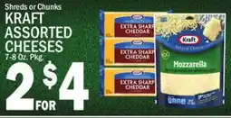 C Town KRAFT ASSORTED CHEESES offer