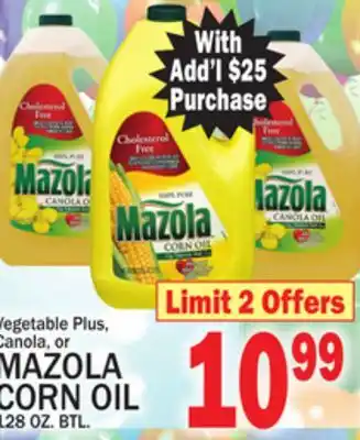 C Town MAZOLA CORN OIL offer