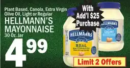 C Town HELLMANN'S MAYONNAISE offer