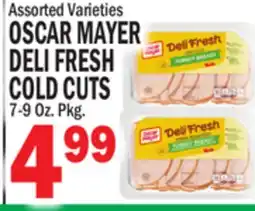 Bravo Supermarkets OSCAR MAYER DELI FRESH COLD CUTS offer