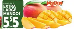 Bravo Supermarkets EXTRA LARGE MANGOS offer