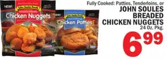 Bravo Supermarkets JOHN SOULES BREADED CHICKEN PATTIES, TENDERLOINS, OR NUGGETS offer