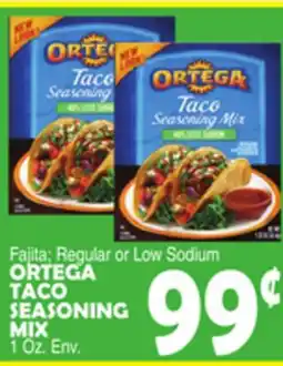 Bravo Supermarkets ORTEGA TACO SEASONING MIX offer