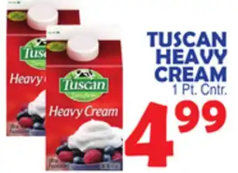 Bravo Supermarkets TUSCAN HEAVY CREAM offer