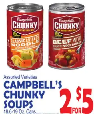 Bravo Supermarkets CAMPBELL'S CHUNKY SOUPS offer