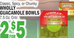 Bravo Supermarkets WHOLLY GUACAMOLE BOWLS offer