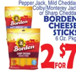 Bravo Supermarkets BORDEN CHEESE STICKS offer