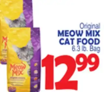 Bravo Supermarkets MEOW MIX CAT FOOD offer