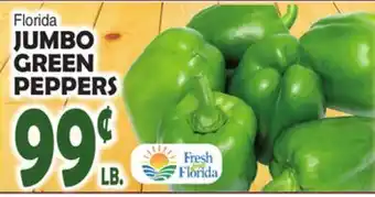 Bravo Supermarkets JUMBO GREEN PEPPERS offer