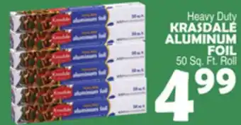 Bravo Supermarkets KRASDALE ALUMINUM FOIL offer