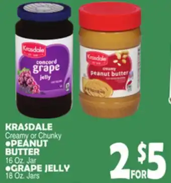 Bravo Supermarkets KRASDALE Creamy or Chunky offer