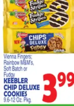 Bravo Supermarkets KEEBLER CHIP DELUXE COOKIES 9.6-12 Oz. Pkg offer