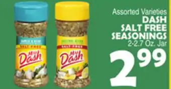 Bravo Supermarkets DASH SALT FREE SEASONINGS offer