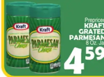 Bravo Supermarkets KRAFT GRATED PARMESAN offer